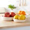 3 Pieces Small Round Cotton Rope Woven Storage Baskets - Nesting Bins for Organizing Home and Montessori Toys (White, 3 Sizes)